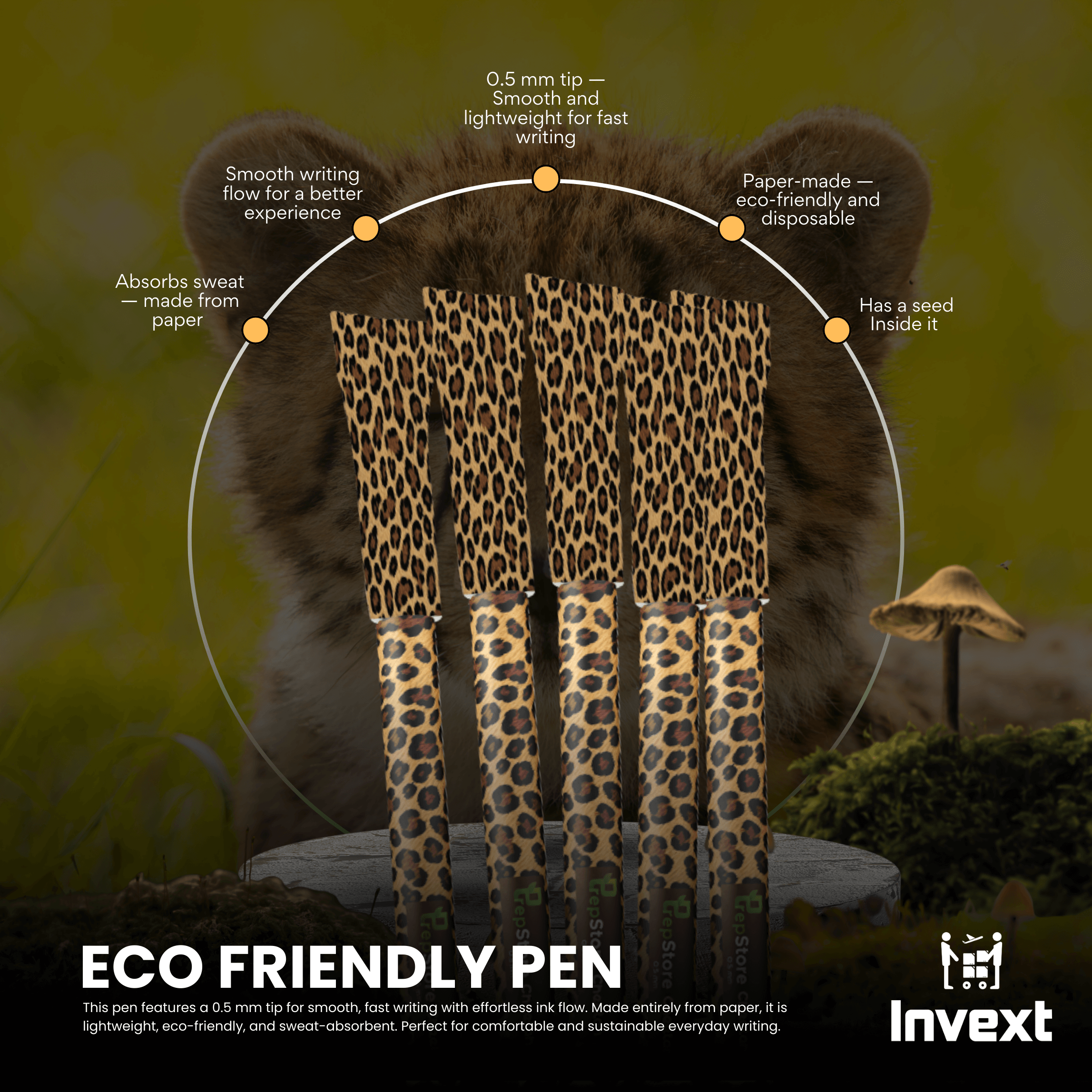 Paper Pen Cheetah